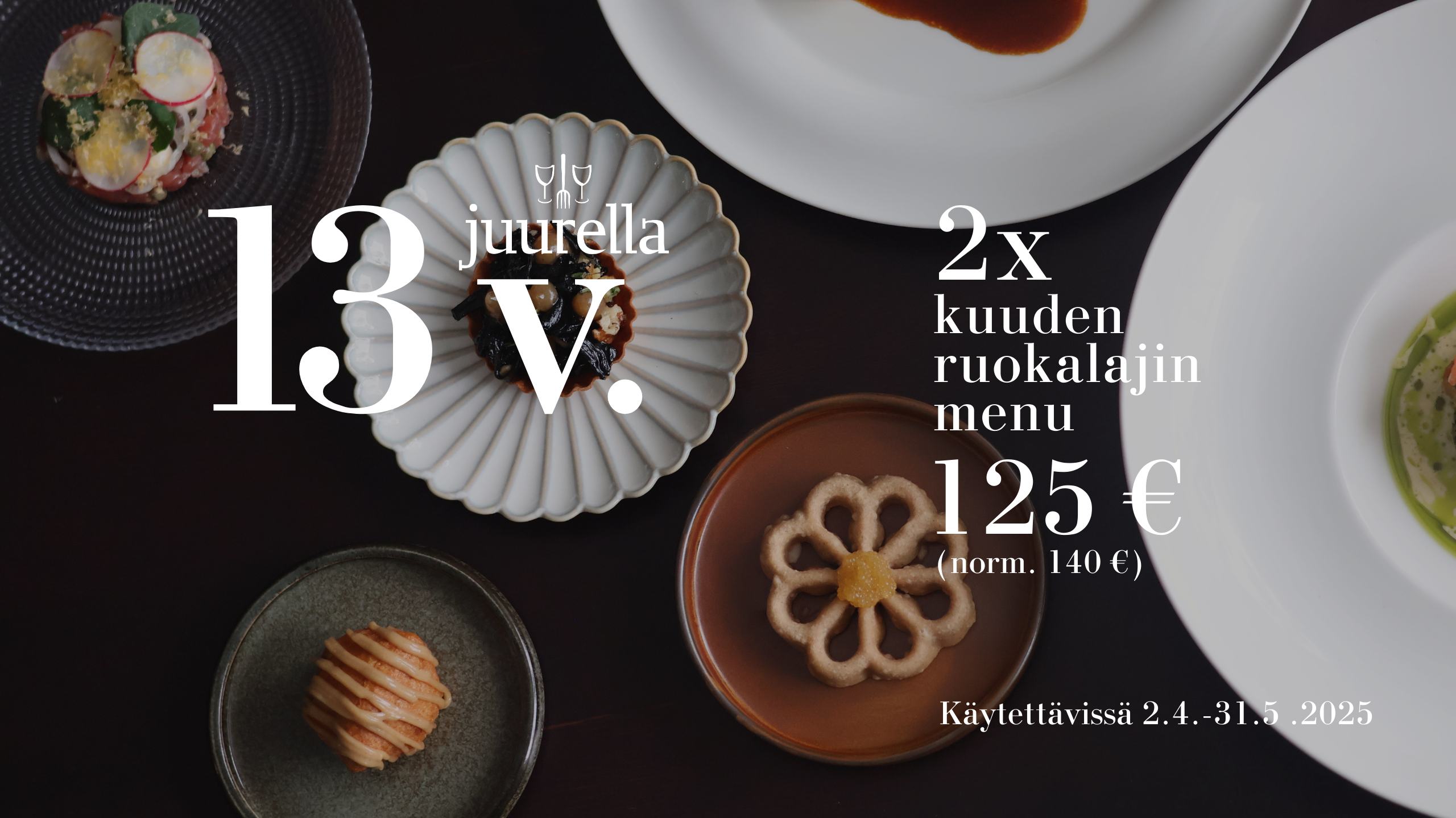 Juurella 13 vuotta – Lahjakorttitarjous